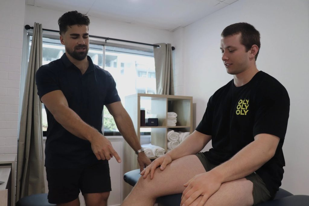 Assessing knee movement in the clinic